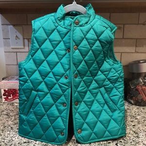 Janie and jack green vest